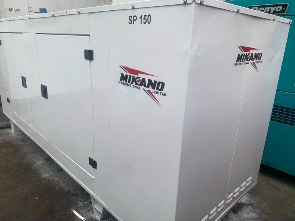 150KVA MIKANO SOUNDPROOF DIESEL GENERATOR(1,000 Series)